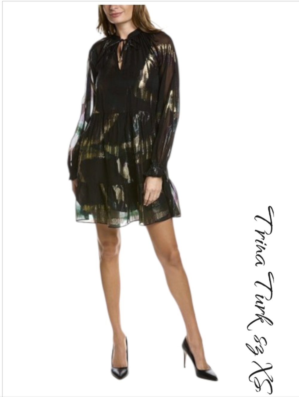 NWT Trina Turk A-Line Cocktail Mini Dress sz XS